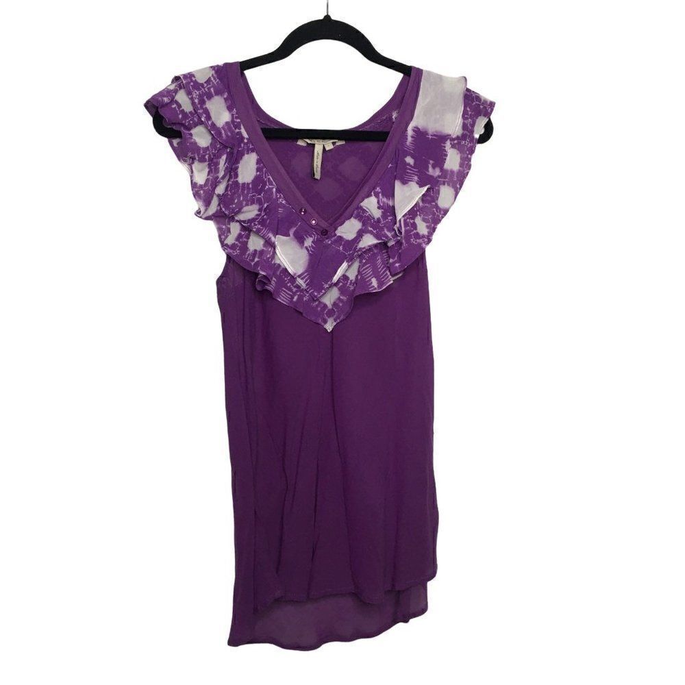 BCBG V neck blouse